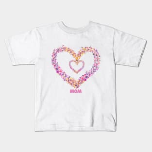 Heart mom, momy lovers Kids T-Shirt